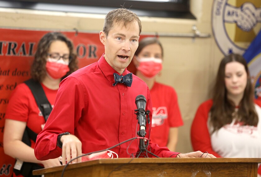 Chris Rubesch, RN at Essentia, talks about moving forward after the Minnesota Nurses Association voted to authorize a strike