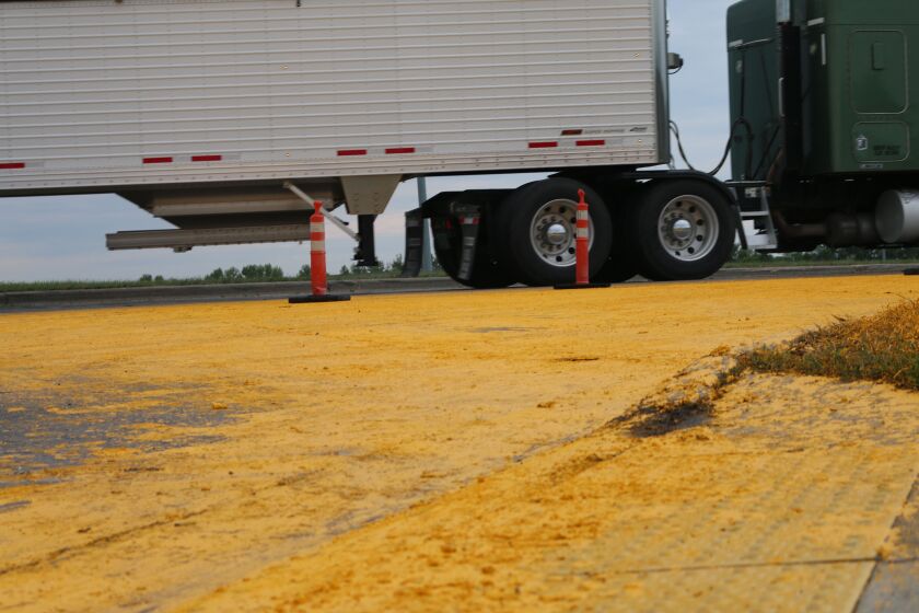 NDDOT working to clean paint spill near interstate - Grand Forks Herald ...