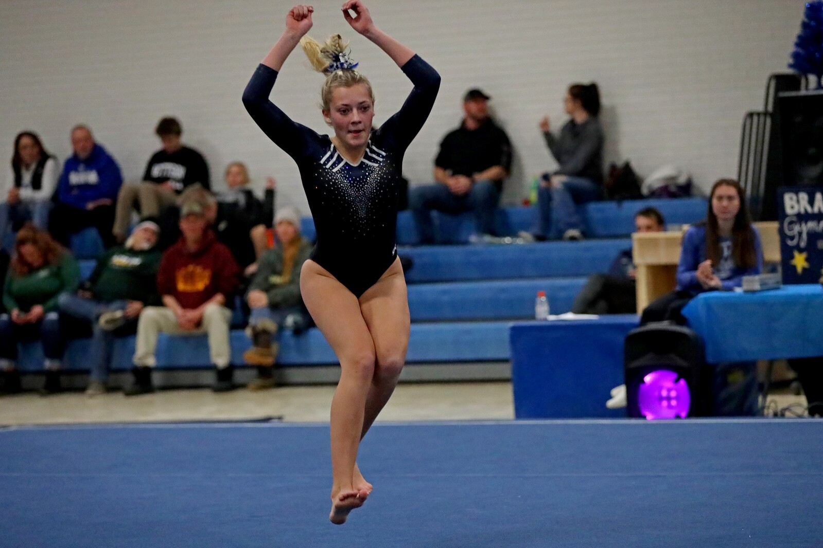 Brainerd gymnastics against Sauk Rapids on Friday, Jan. 13, 2023, at Brainerd.