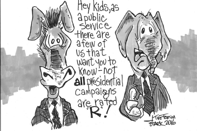 Rate R Cartoons Steve Stark cartoon: All presidential campaigns are rated R - InForum ...
