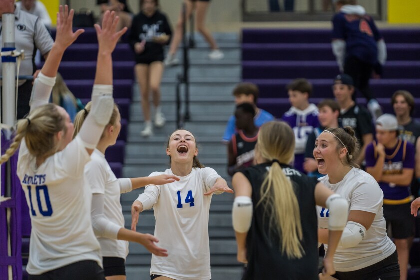Kasson-Mantorville, Lourdes girls volleyball