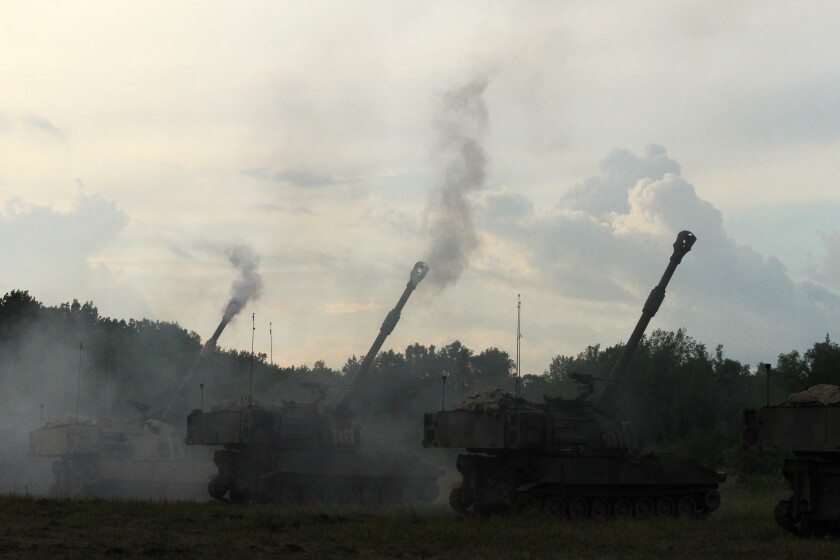 Camp Ripley: All-gun fire mission culminates unit's training experience ...