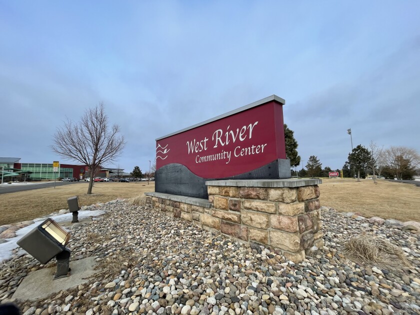 The sign for the West River Community Center is pictured.