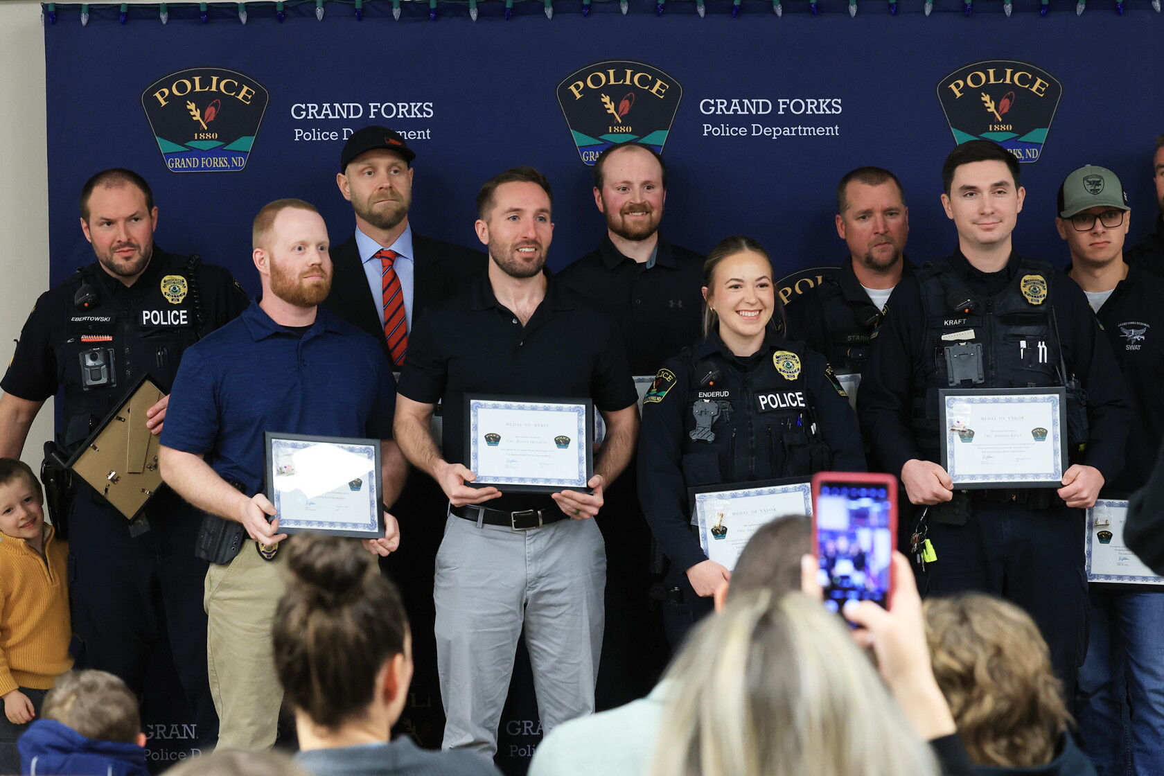 Forks Pd At annual Grand Forks Police Department ceremony, many recognized for ...