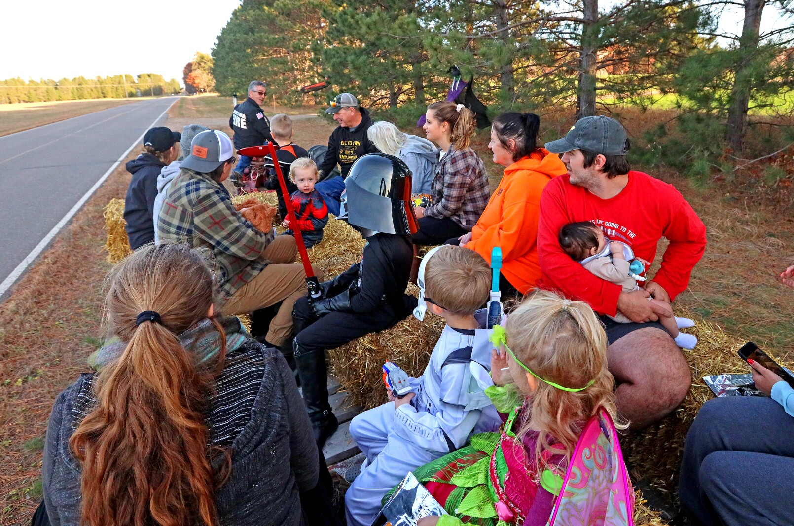 Nisswa Fire Department Haunted Barn and Hayrides on Saturday, Oct. 30, 2022, in Nisswa.