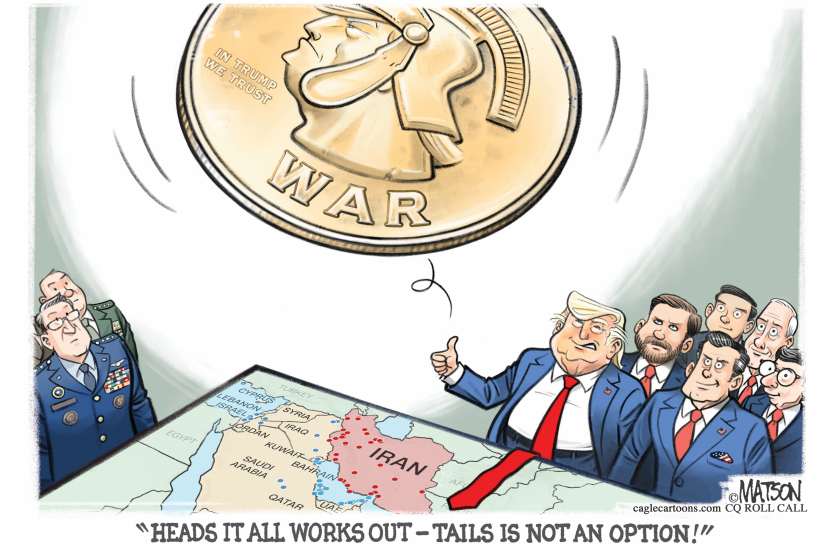 Editorial cartoon for Wednesday, March 11, 2026 - Duluth News Tribune | News, weather, and sports from Duluth, Minnesota