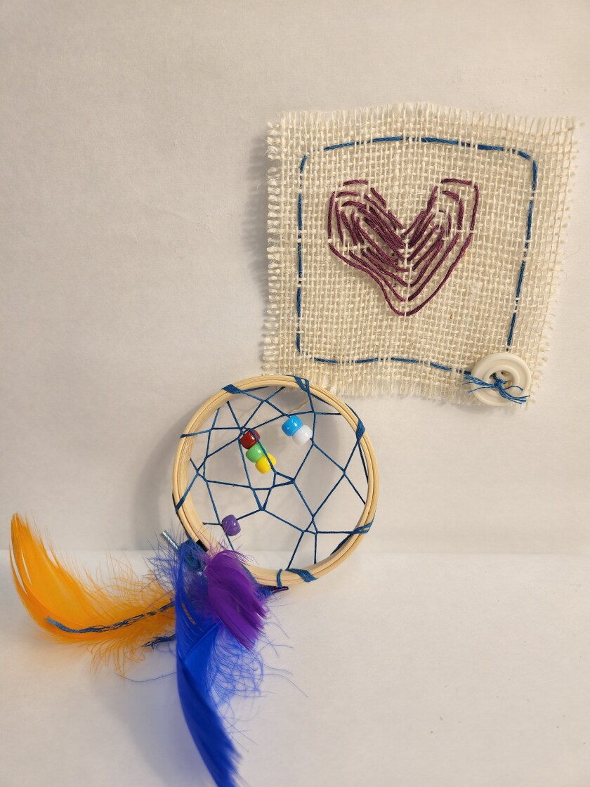Crossing Arts Alliance creativity kit giveaway dreamcatcher