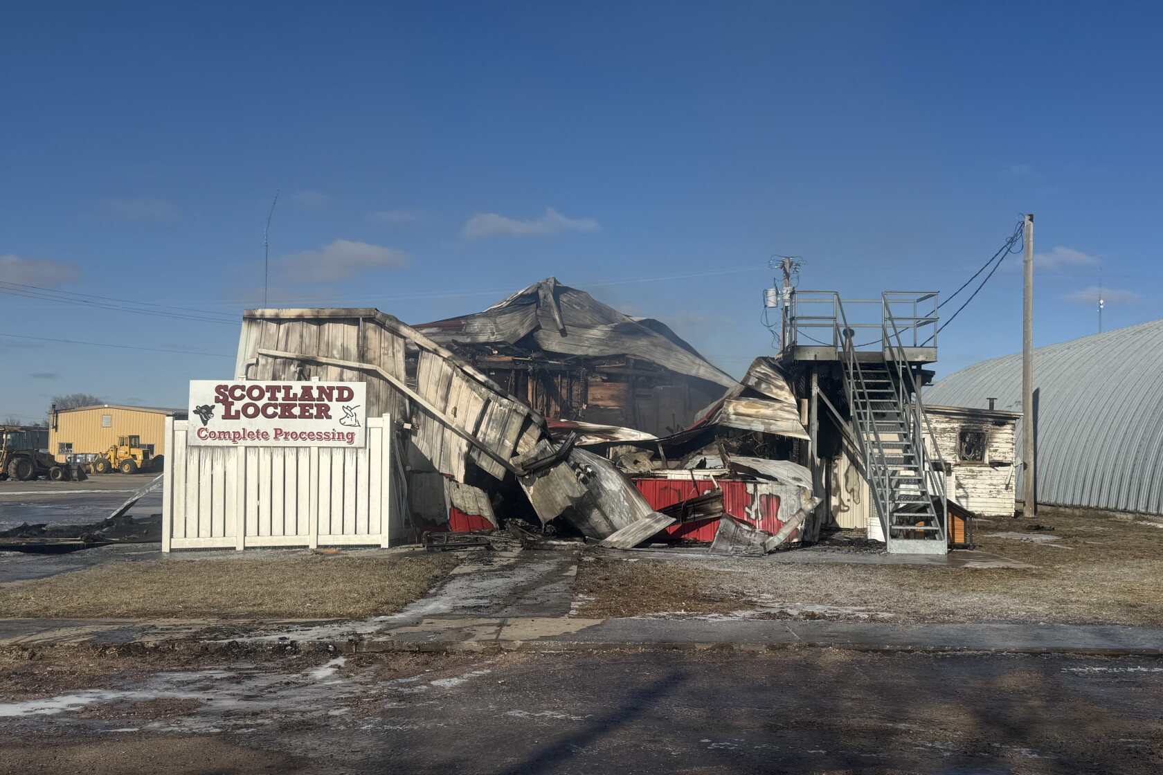 Scotland Locker Scotland Locker destroyed in Thursday fire - Mitchell Republic | News ...