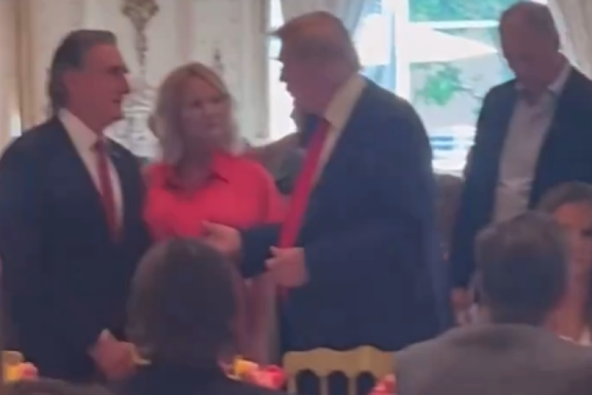Doug Burgum and his wife spent Easter with the Trumps