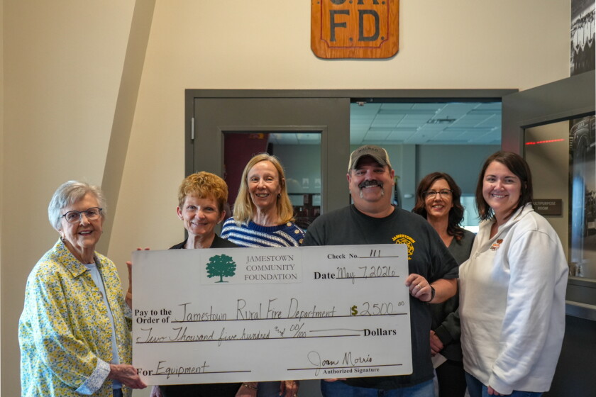 Jamestown Rural Fire Department awarded JCF grant for equipment ...