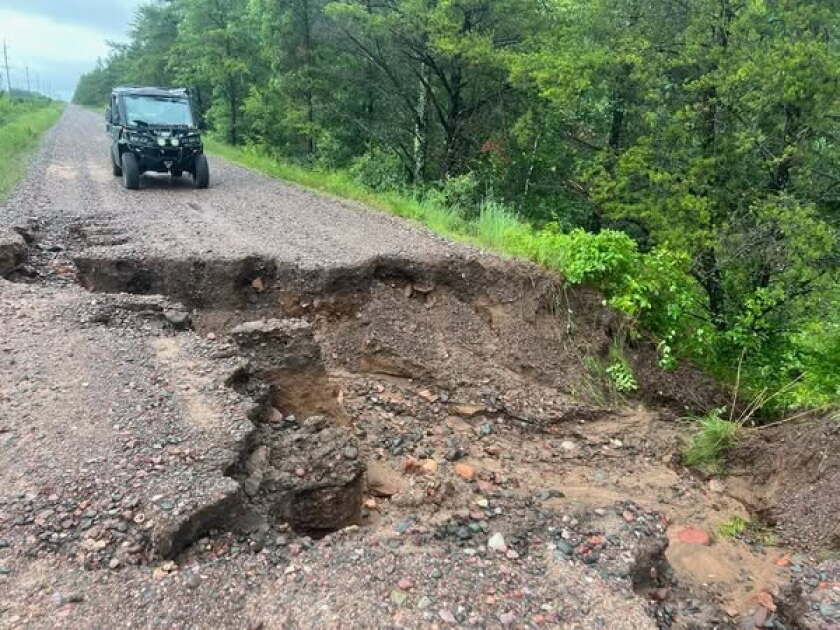 Trail Was Rough Heavy rain causes minimal damage in Douglas County - Superior Telegram ...
