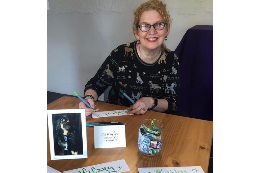 Lessons in calligraphy: Anne Kaese’s writing on the wall - InForum ...