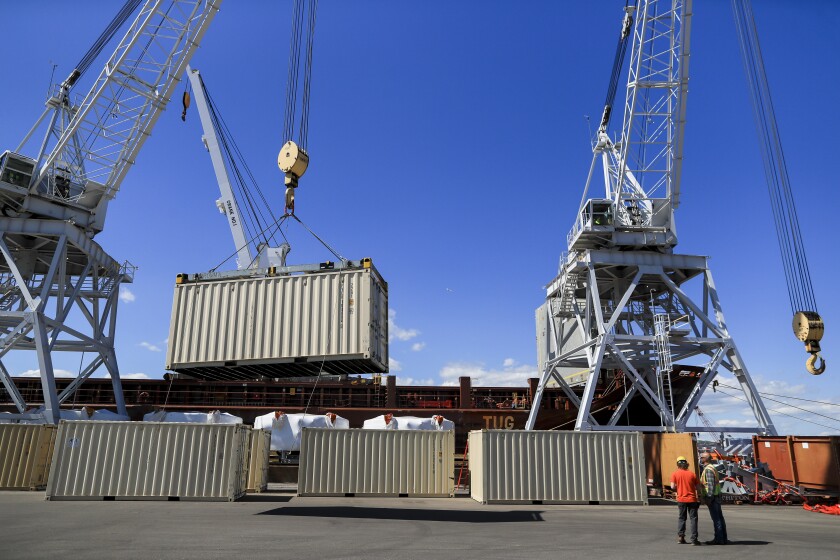 First foreign shipment of container cargo set to leave Port of Duluth