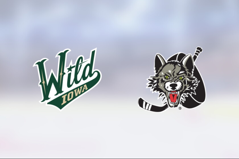 Iowa Wild edge Chicago Wolves in overtime finish - The Rink Live ...