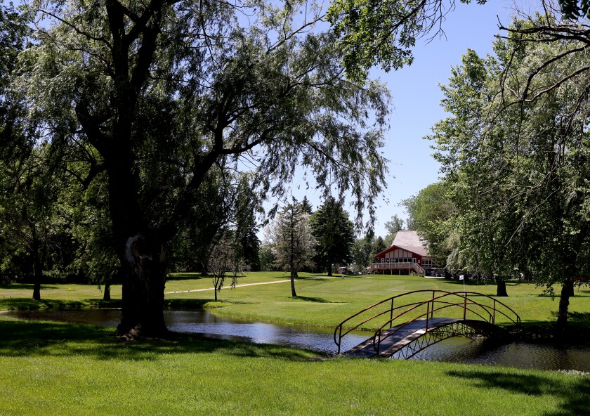 Hole 10 at GreatLife Golf & Fitness Club Worthington. Tim Middagh / The Globe