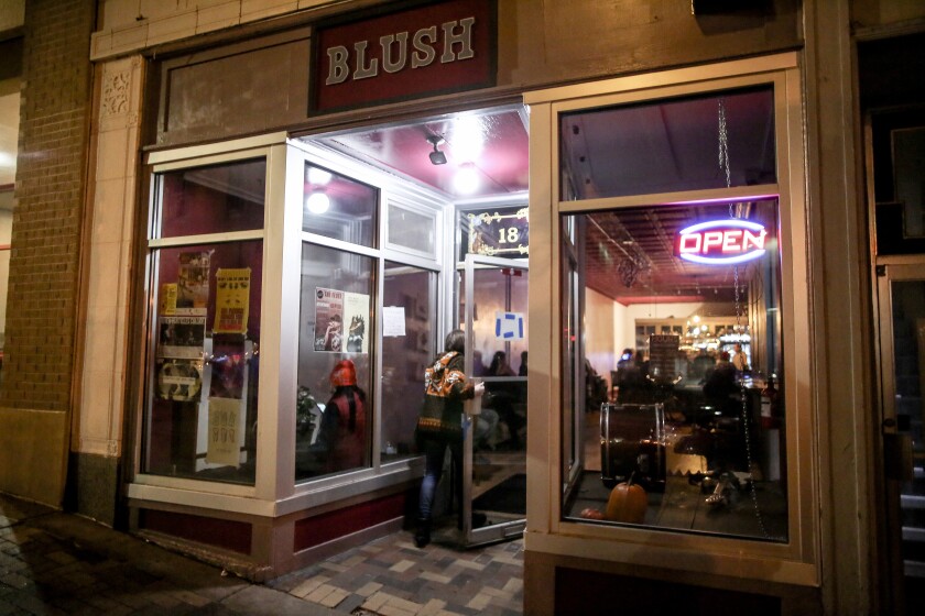 t110217 --- Clint Austin --- 110917.F.DNT.BLUSH.C06 --- Blush, a cooperatively-run micro-venue and bar in downtown Duluth, that offers diverse and inclusive art and music to the community.--- Clint Austin / caustin@duluthnews.com