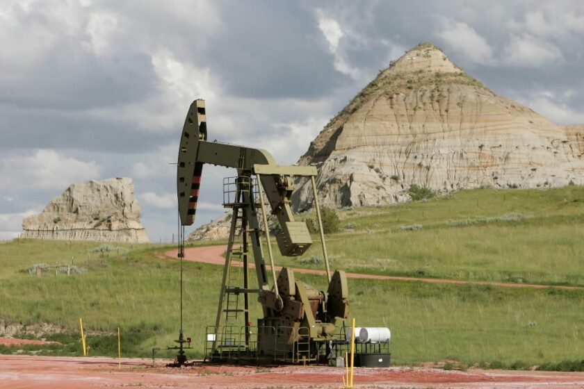 An oil pumping station