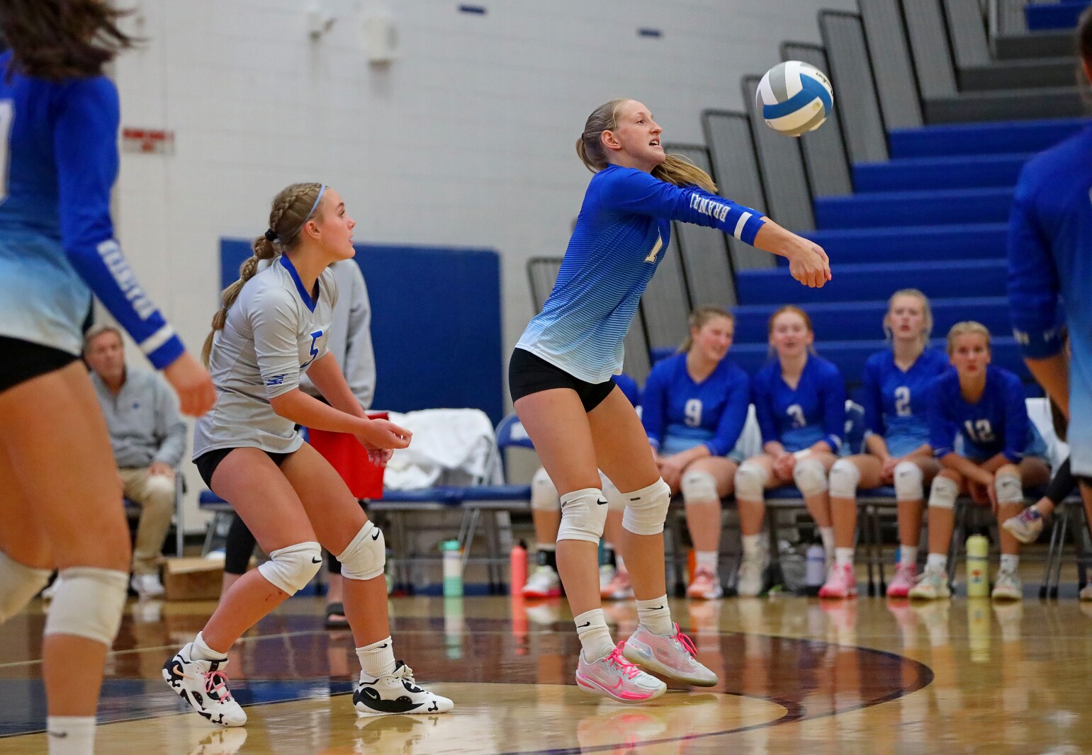 Brainerd Volleyball vs Rocori on Thursday, Sept. 22, 2022, at Brainerd.