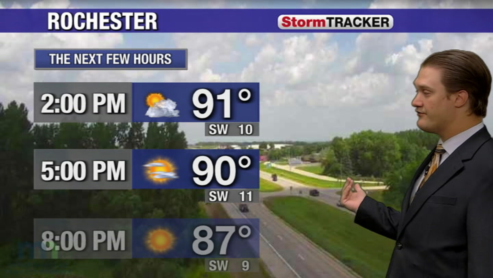 Clouds clearing out and temperatures heating up for the afternoon
