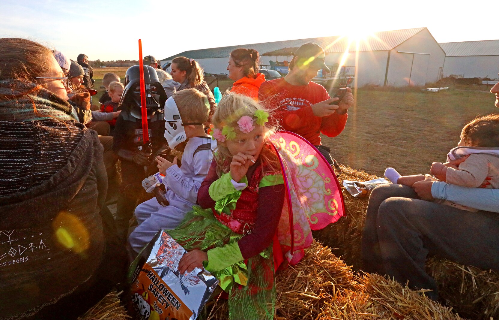 Nisswa Fire Department Haunted Barn and Hayrides on Saturday, Oct. 30, 2022, in Nisswa.
