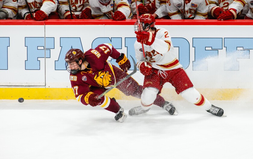 UMD gets 30 saves from Fanti, goal by Biondi to advance to ...