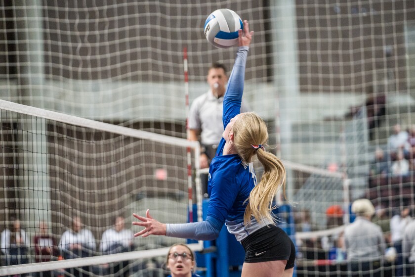 Section 1A, 1AA girls volleyball semifinals