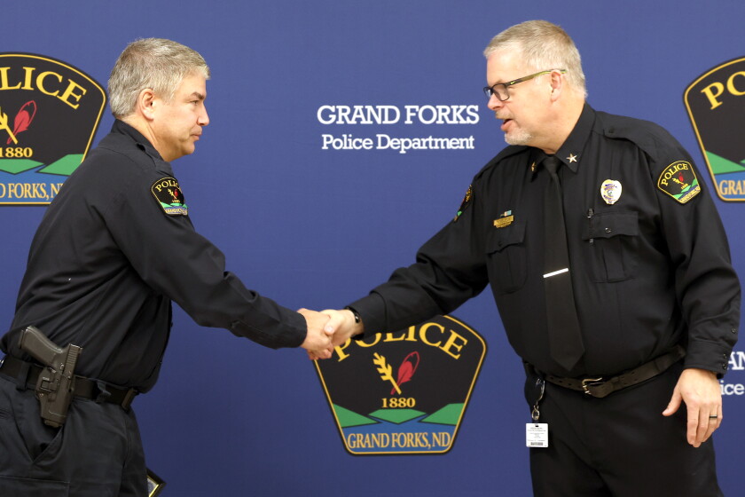 Gfpd Ranks Grand Forks Police Department recognizes officer who saved child from ...