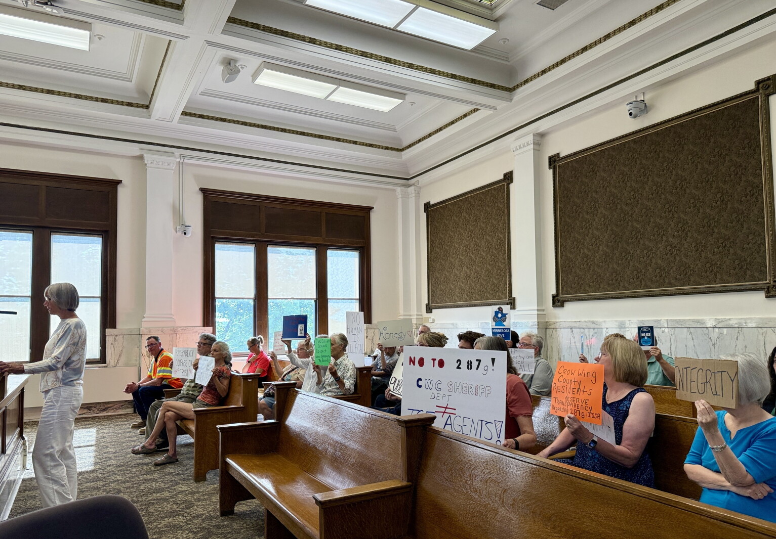 Crow Wing County Board hears from residents over ICE