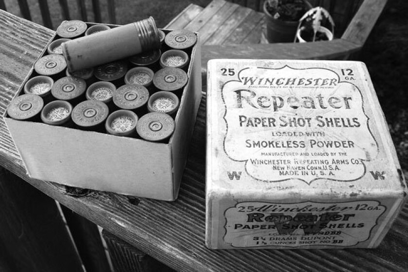 Paper Shot Shell Winchester two-piece paper shot shell boxes are true rarity - Detroit ...