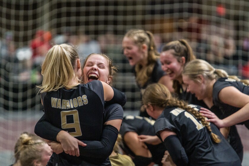 Section 1A, 1AA girls volleyball semifinals