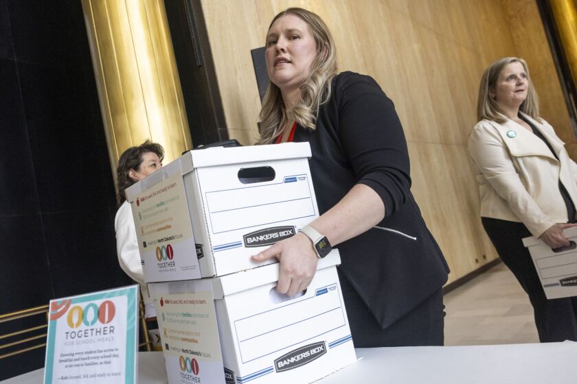 Group submits 57K signatures for free school meals measure to appear on ...