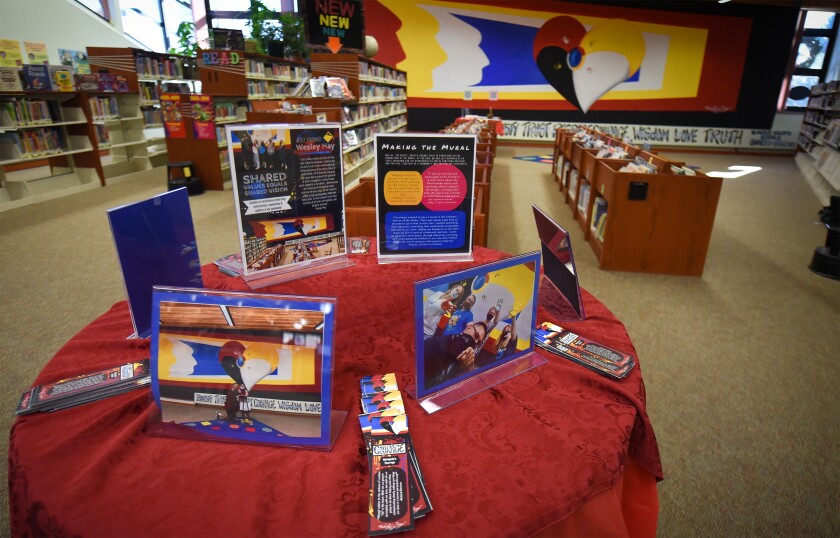 Bemidji Public Library hosts open house for new mural The Bemidji