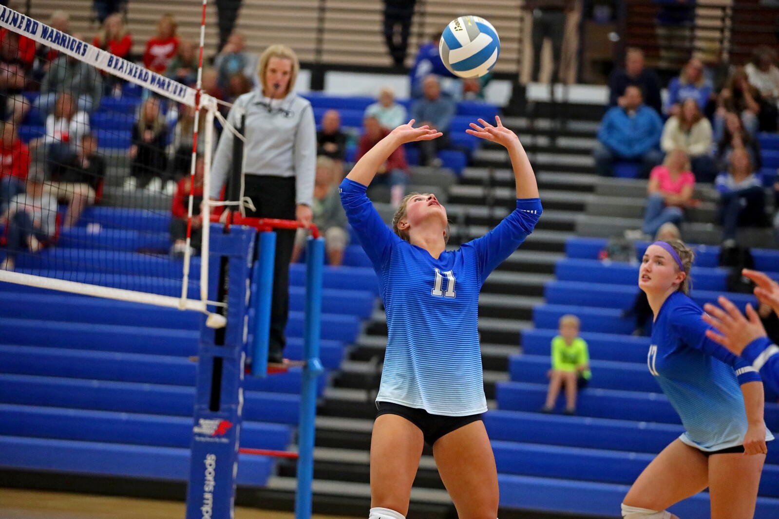 Brainerd Volleyball vs Rocori on Thursday, Sept. 22, 2022, at Brainerd.