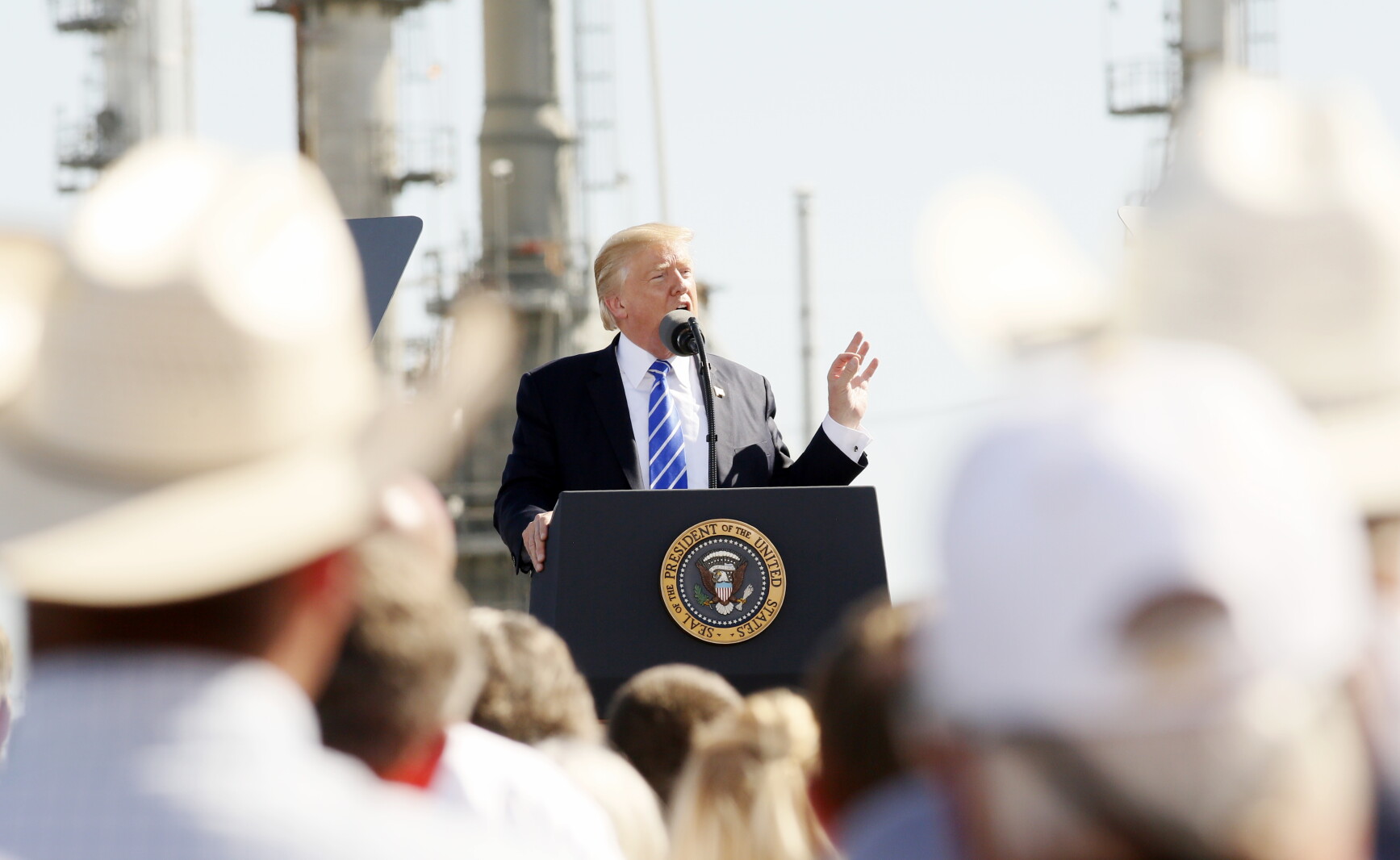 Watch: President Trump speaks at Theodore Roosevelt Presidential Library dedication