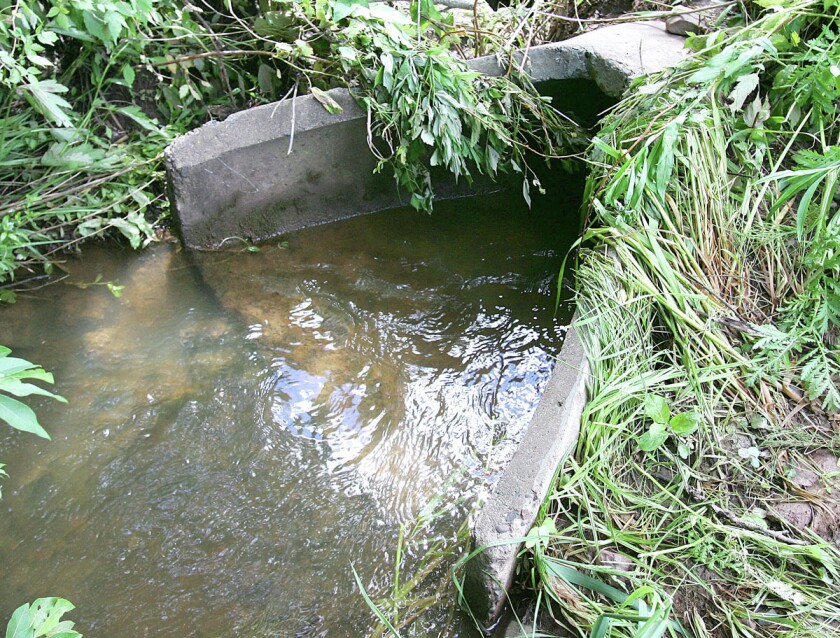 Culvert entrance