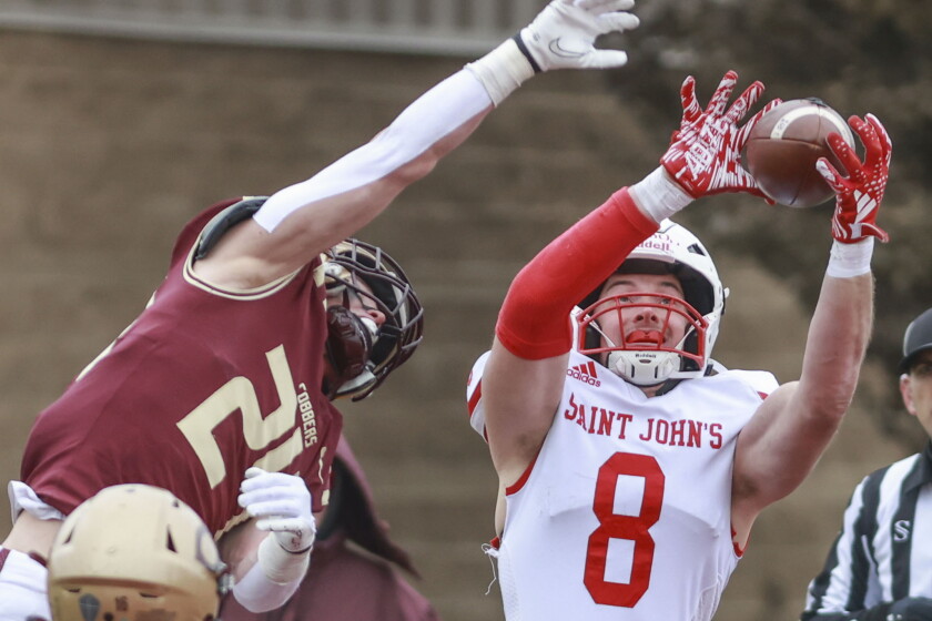 St. John's tight end Alex Larson named to third All-American team - St ...