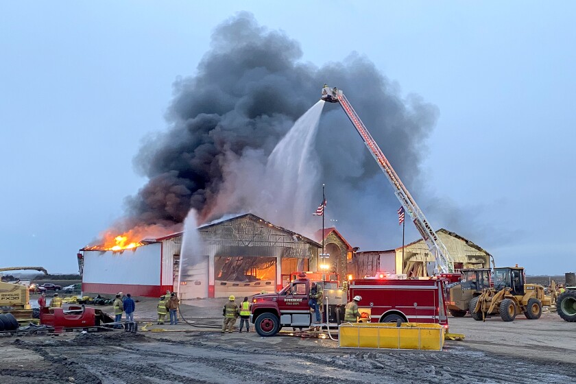 Firefighter demonstration at the 2025 Wisconsin Festival