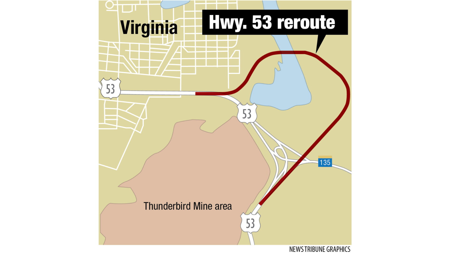 'Homestretch' for Highway 53: Virginia reroute scheduled to open in ...