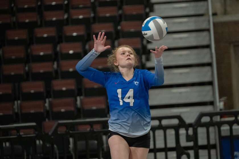 Mabel-Canton vs. Bethlehem Academy Volleyball Section 1A Champio