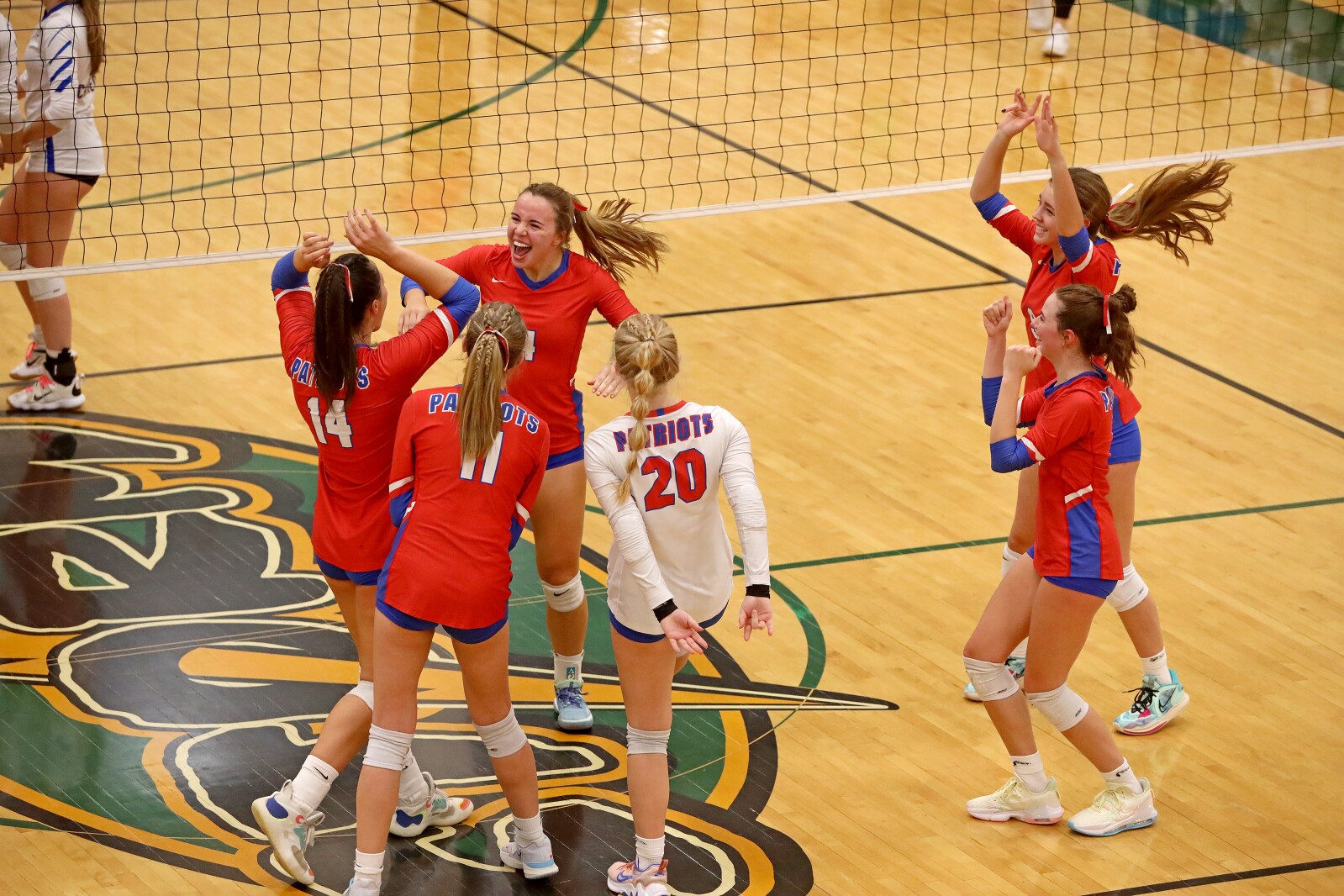 Pequot Lakes against St. Cloud Cathedral on Saturday, Nov. 5, 2022, during the Section 6-2A Final at Sauk Rapids.