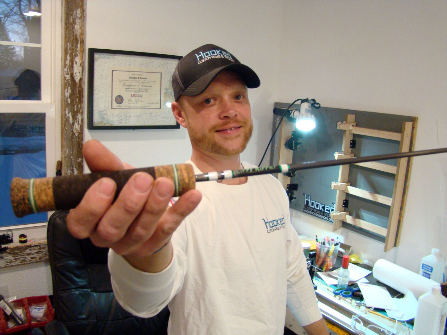 'From his hand to yours,' custom rod builder lands a keeper with Hooked ...