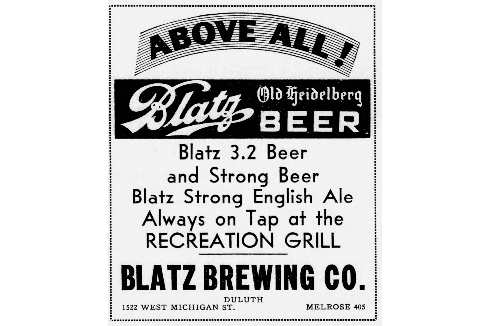Bygones: Duluth banned Sunday 3.2 beer sales in 1956