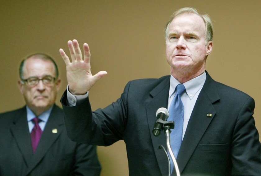 Sioux nickname retirement process news conference (2010)