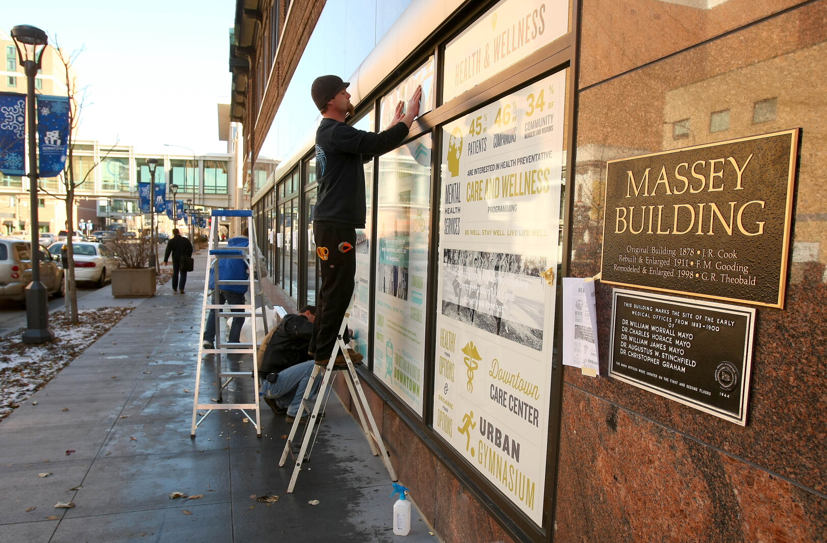 Tim Rabe Colorado Photos: DMC Posters Massey Building windows - Post Bulletin | Rochester ...