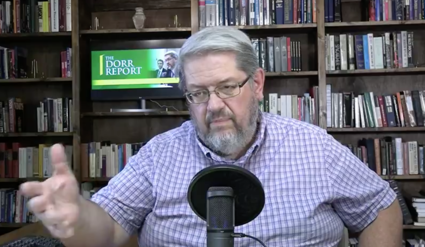 Screenshot of Paul Dorr speaking during the DorrReport on Oct. 8, 2021..png