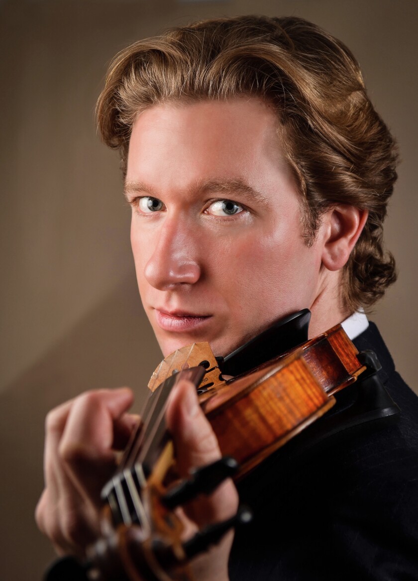 Minnesota Orchestra musician Jonathan Magness on violin will be among the musicians performing in the Lakes Area Music Festival concert scheduled at 7 p.m. Sunday at Trinity Lutheran Church in Brainerd.
