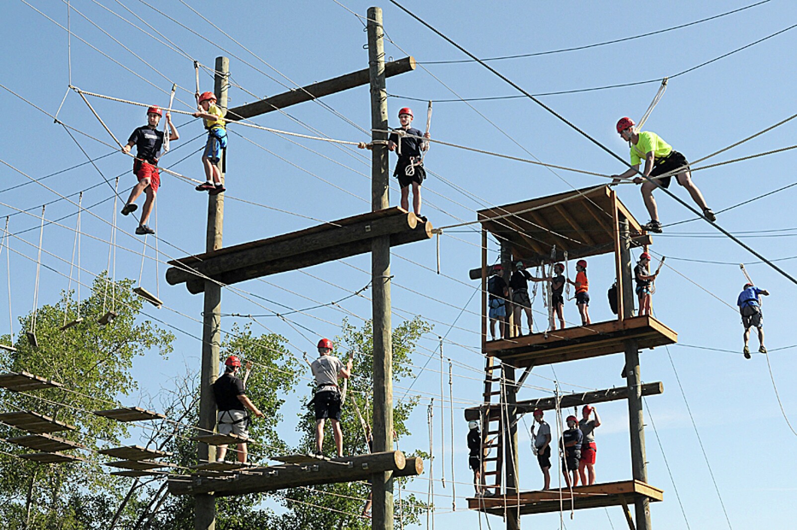 UWS shows off new ropes course - Superior Telegram | News, weather ...