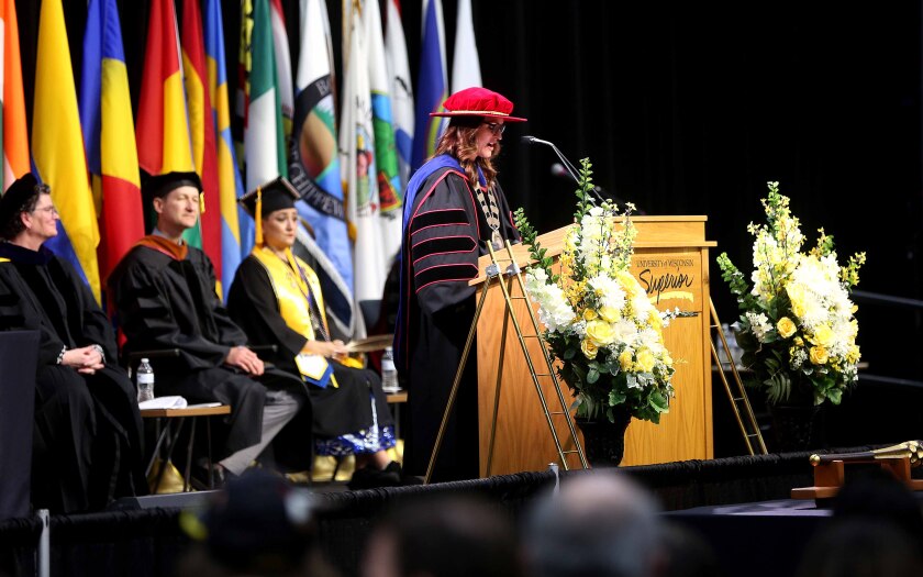 Chancellor speaks at ceremony