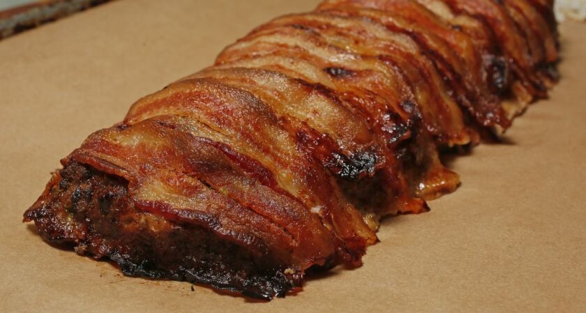 Chef Colosimo's Bacon Wrapped Meatloaf is comfort food at its finest. David Samson / The Forum