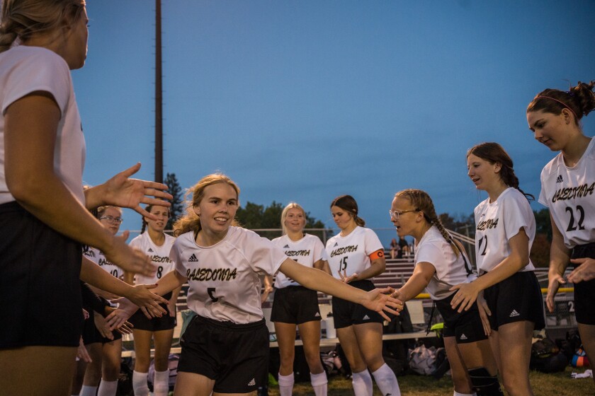 Stewartville, Caledonia girls soccer